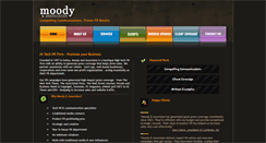Desktop Screenshot of moodypr.com